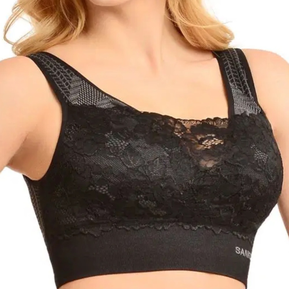 Sankom Black Lace Sports Bra L/XL
